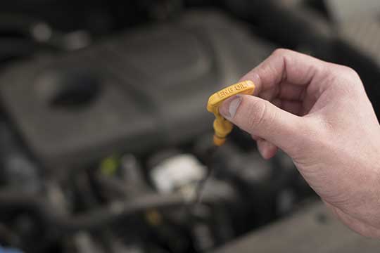 Foto óleo de cambio automático